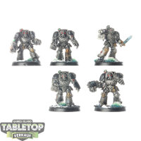 Grey Knights - 5 Terminator Squad - bemalt