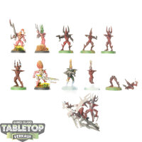 Drukhari - 10 Kabalite Warriors classic - teilweise bemalt