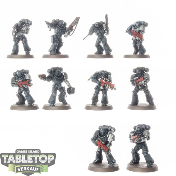 Deathwatch - 10 Intercessors - bemalt