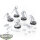 Miniaturen - 6x Shadow Hunters Squad - teilweise gebaut