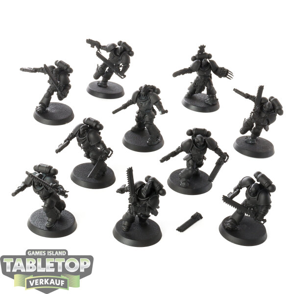 Space Wolves - 10 Blood Claws - grundiert