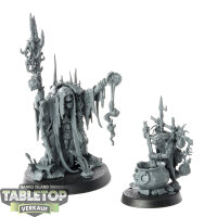 Orruk Warclans - Swampcalla Shaman with Pot-grot - unbemalt