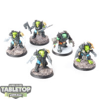Orruk Warclans - 5 Brutes - teilweise bemalt