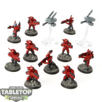 Tau Empire - 10 Fire Warriors Breacher Team - teilweise...