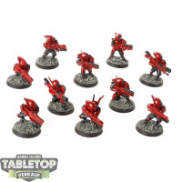Tau Empire - 10 Pathfinder Team - teilweise bemalt