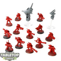 Tau Empire - 10 Pathfinder Team - teilweise bemalt