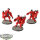 Tau Empire - 3 XV8 Crisis Battlesuit Team - teilweise bemalt