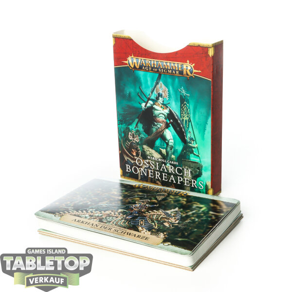 Ossiarch Bonereapers - Warscroll Cards 2nd Edition - deutsch