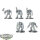Black Templars - 5x Terminator Assault Squad - bemalt