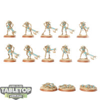 Necrons - 10 Necron Warriors - bemalt