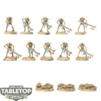 Necrons - 10 Necron Warriors - bemalt