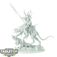 Skaven - Clawlord on Gnaw-beast - grundiert