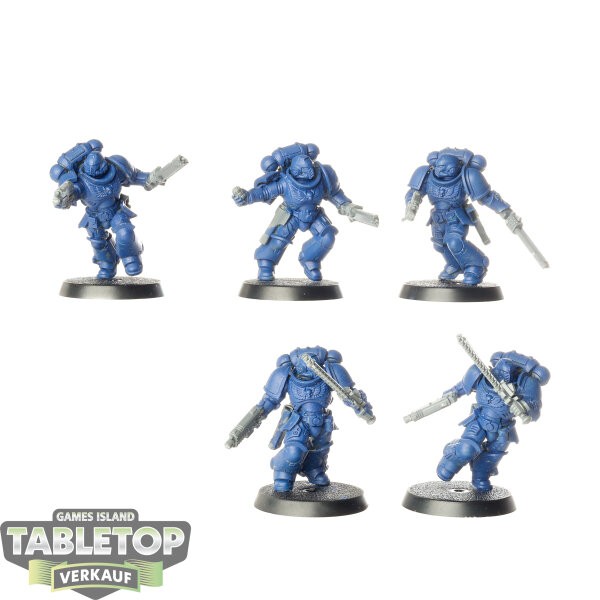 Space Marines - 5 Assault Intercessor Squad - unbemalt