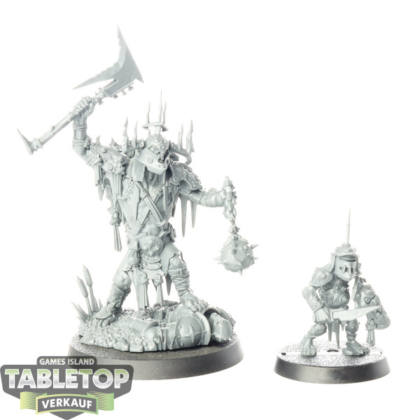 Orruk Warclans - Killaboss with Stab-grot - unbemalt