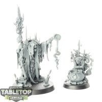 Orruk Warclans - Swampcalla Shaman with Pot-grot - unbemalt