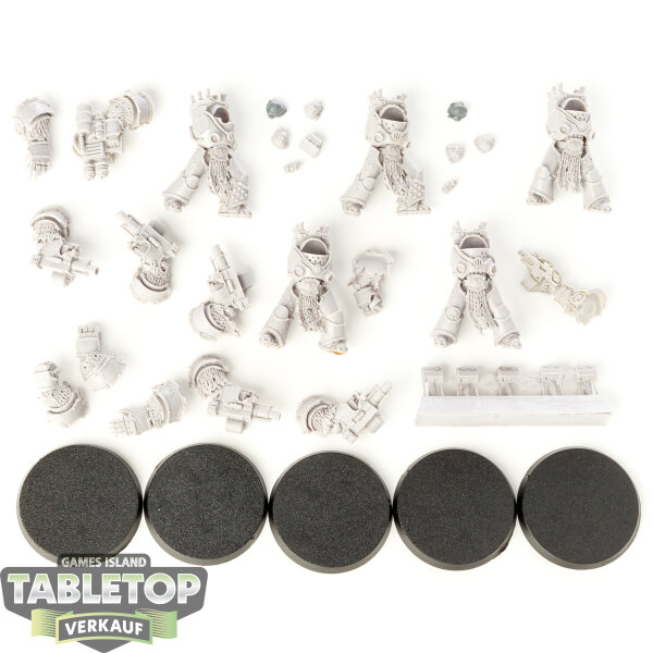 Horus Heresy - 5x Grave Warden Terminator Squad - teilweise gebaut