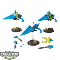 Aeldari - 3 Windriders - bemalt