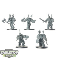 Chaos Space Marines - 5x Chaos Terminator Squad - unbemalt