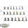 HdR Figuren - Gut - 21x Warriors of the Last Alliance - teilweise bemalt