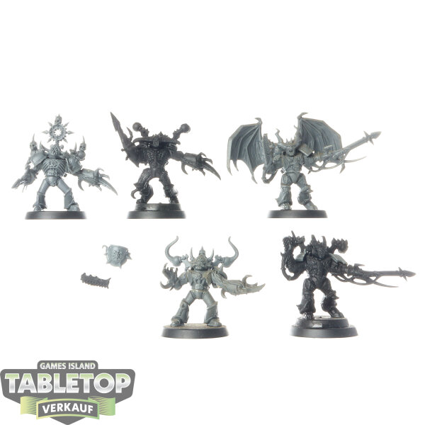 Chaos Space Marines - 5x Possessed - klassisch - teilweise bemalt