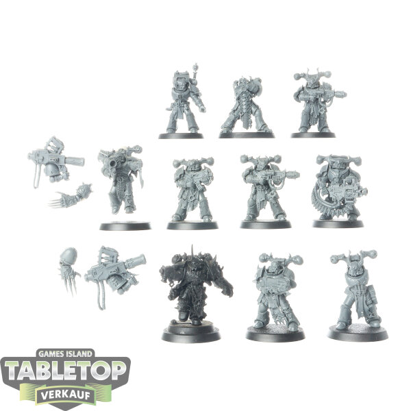 Chaos Space Marines - 10x Legionaries - unbemalt