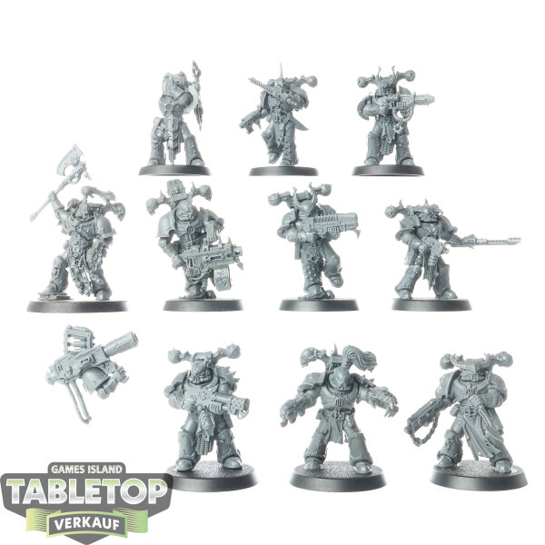Chaos Space Marines - 10x Legionaries - unbemalt