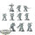 Chaos Space Marines - 10x Legionaries - unbemalt