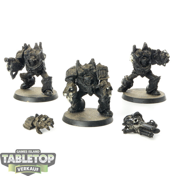 Chaos Space Marines - 3x Obliterators klassisch - grundiert