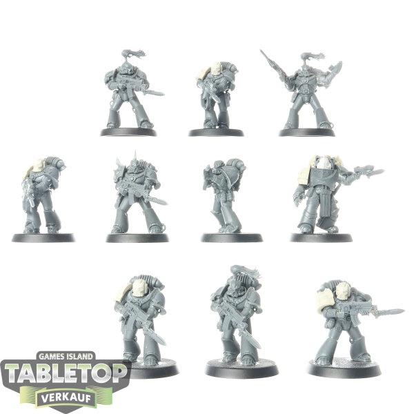 Chaos Space Marines - 10x Chaos Space Marines - unbemalt