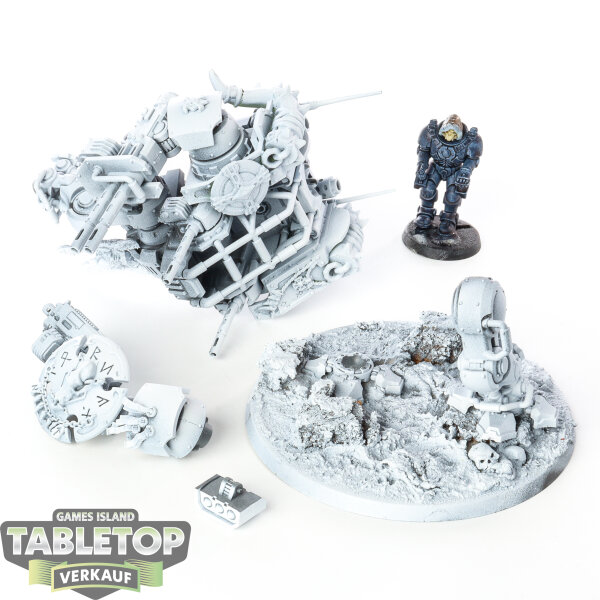 Space Marines - Invictor Tactical Warsuit - teilweise bemalt