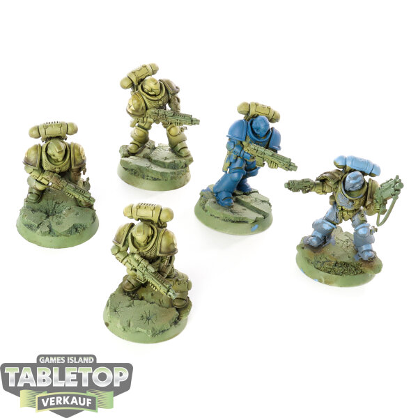 Space Marines - 5 Intercessors - grundiert