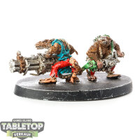 Skaven - Ratling Gun klassisch - bemalt