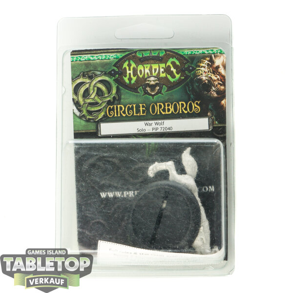 Circle Orboros - War Wolf - im Gussrahmen
