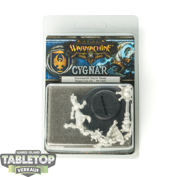 Cygnar - 2x Stormsmith Storm Tower - im Gussrahmen