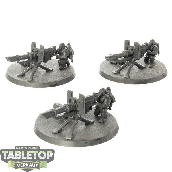 Astra Militarum - 3x Heavy Weapon Teams - grundiert