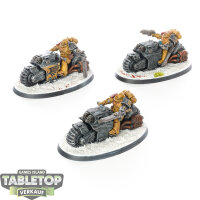 Deathwatch - 3x Outriders - bemalt