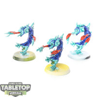 Disciples of Tzeentch - 3x Flamers - teilweise bemalt