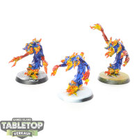 Disciples of Tzeentch - 3x Flamers - teilweise bemalt