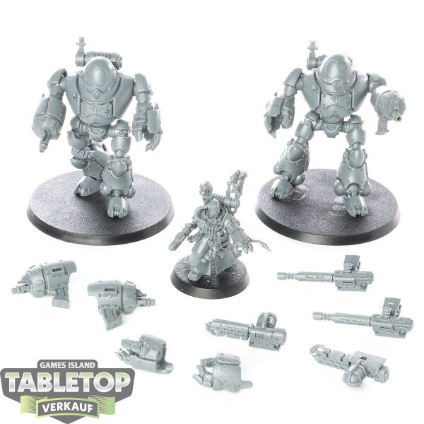 Adeptus Mechanicus - 2x Kastelan Robots - unbemalt