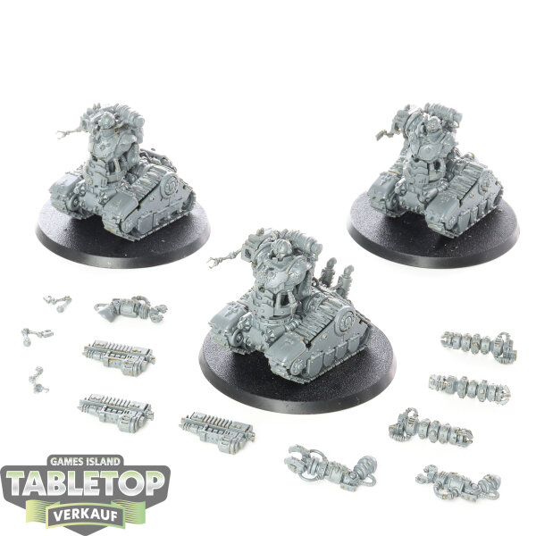 Adeptus Mechanicus - 3x Kataphron Breachers - unbemalt