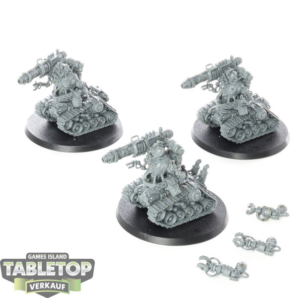 Adeptus Mechanicus - 3x Kataphron Destroyers - unbemalt