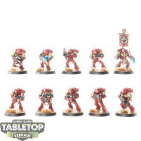 Blood Angels - 10 Tactical Squad klassisch - bemalt