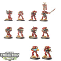 Blood Angels - 10 Tactical Squad klassisch - bemalt