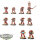 Blood Angels - 10 Tactical Squad klassisch - bemalt