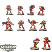 Blood Angels - 10 Tactical Squad klassisch - bemalt