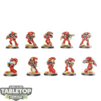 Blood Angels - 10 Tactical Squad klassisch - bemalt