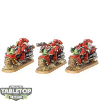 Blood Angels - 3x Biker - bemalt