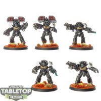 Black Templars - 5 Terminators klassisch - bemalt