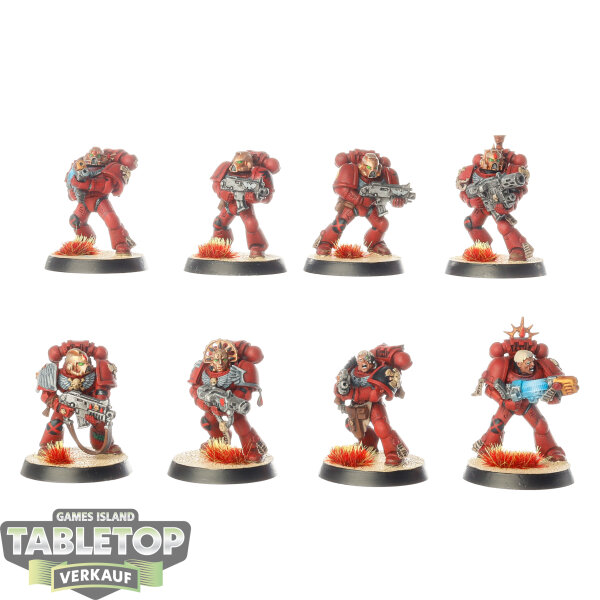 Blood Angels - 8 Tactical Squad klassisch - bemalt