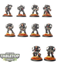 Space Marines - 10 Tactical Squad klassisch - bemalt